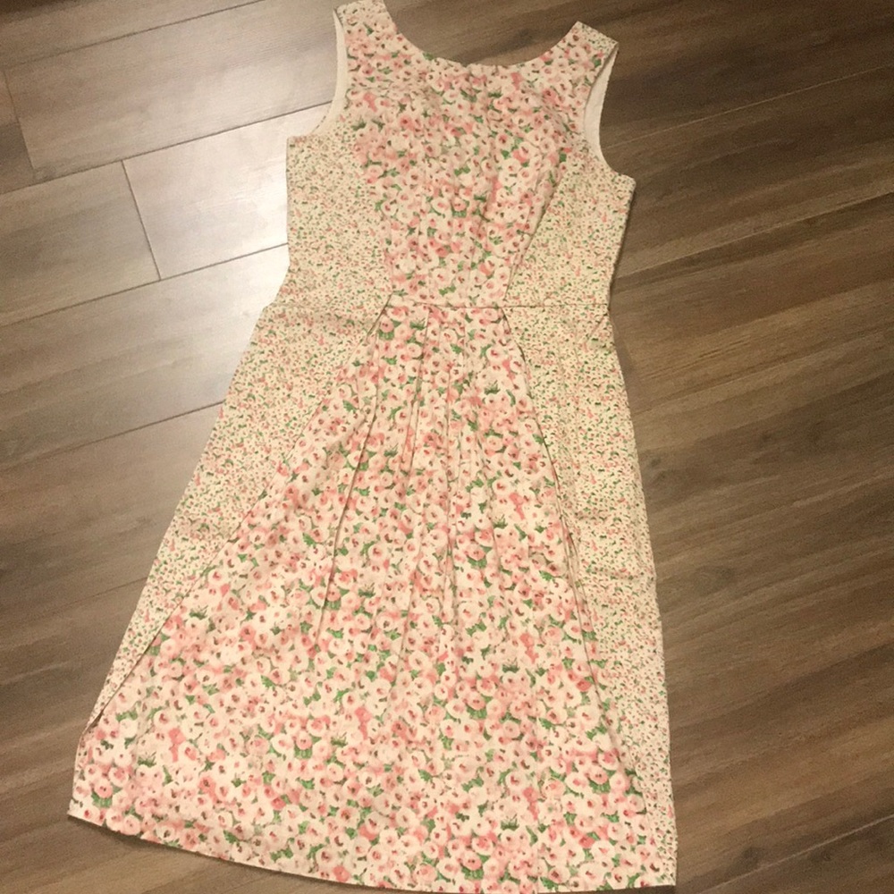 NWT Talbots Vintage-Style Floral Print Dress